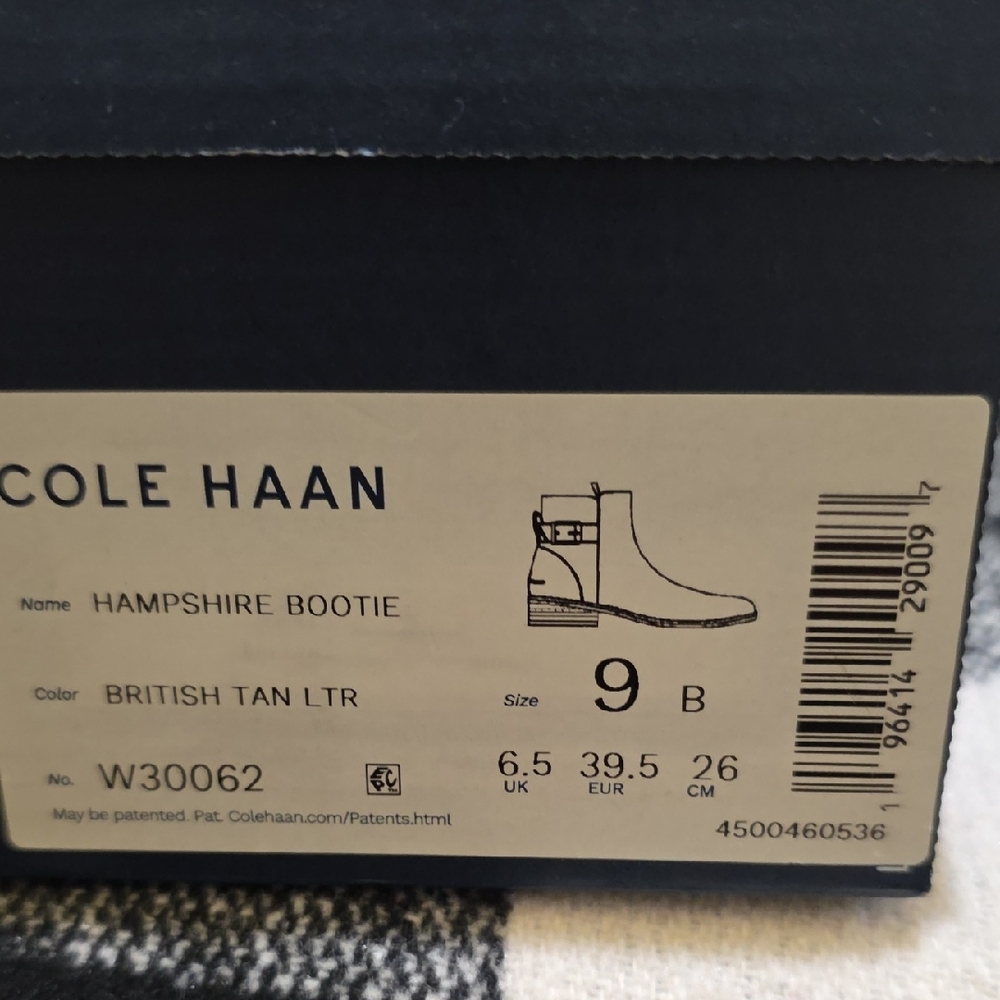 Cole Haan Tan Leather Ankle Boots - Picture 3 of 9